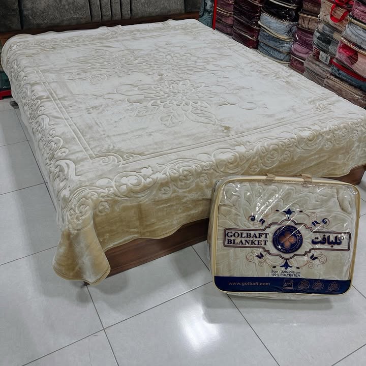 پتو گلبافت دونفره سایز۲۲۰×۲۴۰
